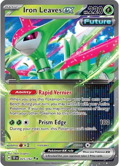 Iron Leaves EX - 025/162 - SV05: Temporal Forces (TEF)