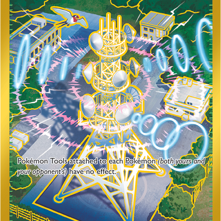 Carta Pokémon Jamming Tower (HR) 243/182 del set Destined Rivals de Pokémon TCG en Thunder Cards
