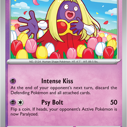 Carta individual Pokémon Jynx 031/084, set Pitch Black, en Thunder Cards México 