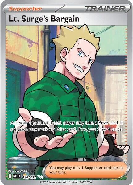 Lt. Surge's Bargain FA - 170/132 - ME01: Mega Evolution (MEG)