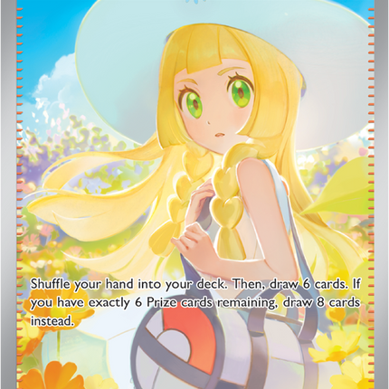 Lillie's Determination Special Illustration Rare (SIR)- 184/132 - ME01: Mega Evolution (MEG)