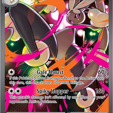 Carta Individual Pokémon Mega-Lopunny EX Special Illustration Rare 128/094, Trainer, set Phantasmal Flames, Ilustración de Kinu Nishimura - Thunder Cards México