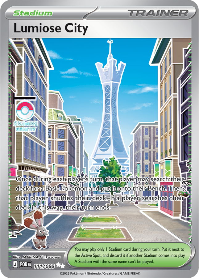 Lumiose City FA- 111/088 - ME03: Perfect Order (POR)