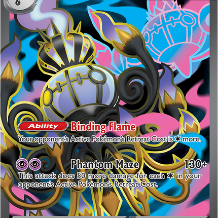 Carta Individual Pokémon TCG Mega Chandelure EX 099/084, set Pitch Black, en Thunder Cards México