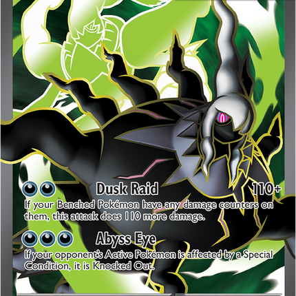 Carta Individual Pokémon TCG Mega Darkrai EX 101/084, set Pitch Black, en Thunder Cards México