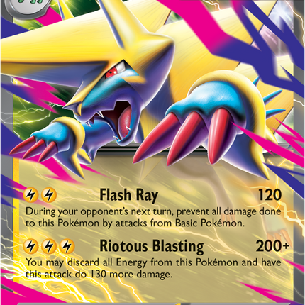 Carta Pokémon Mega Manectric EX (DR) 050/132 del set Mega Evolutions Pokémon TCG en Thunder Cards México