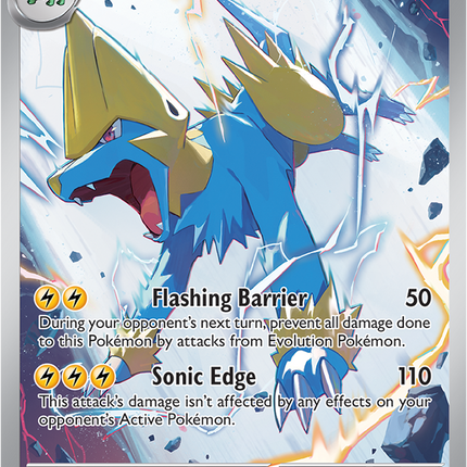 Carta individual Manectric 089/084, set Pitch Black, en Thunder Cards México Illustration Rare 