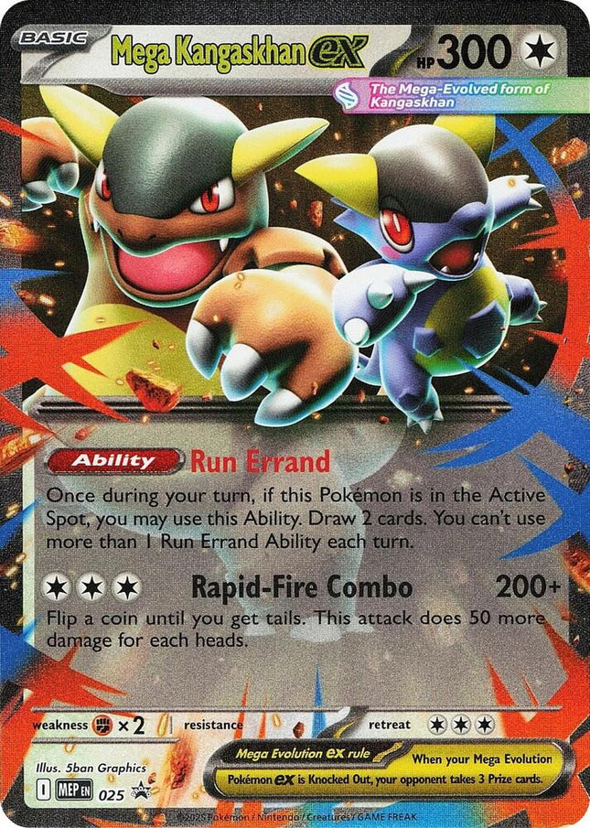 Mega Kangaskhan EX PROMO - 025 - ME: Mega Evolution Promo (MEP)