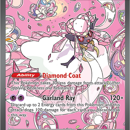 Carta Pokémon Mega Diancie EX (SIR) 282/217 del set Ascended Heroes de Pokémon TCG en Thunder Cards