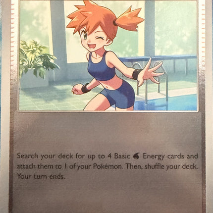 Carta individual Pokémon Misty's Vitality 080/084, set Pitch Black, en Thunder Cards México Reverse