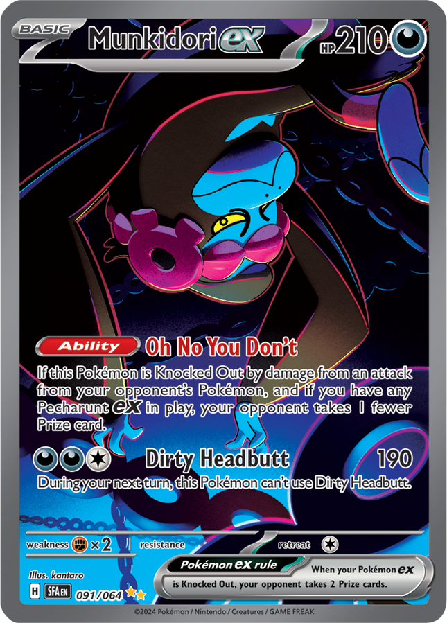 Munkidori EX SIR - 091/064 - SV: Shrouded Fable (SFA)