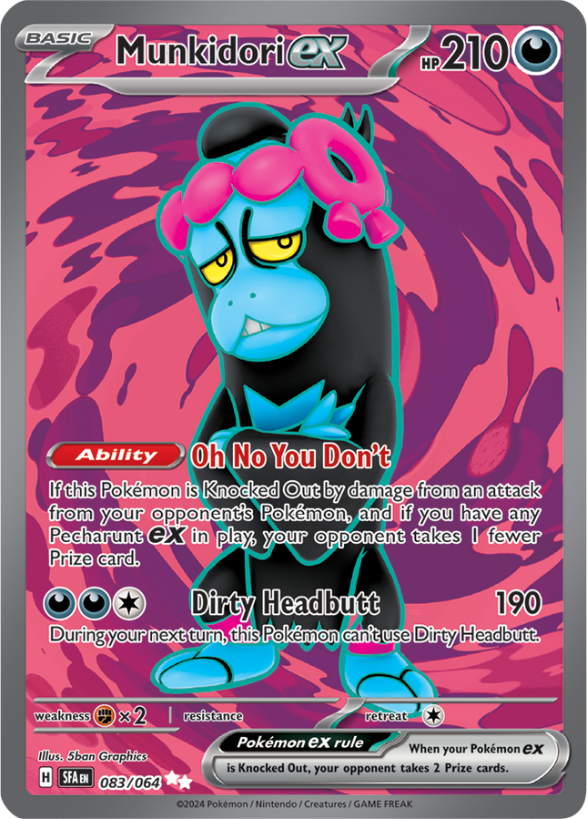 Munkidori EX FA - 083/064 - SV: Shrouded Fable (SFA)