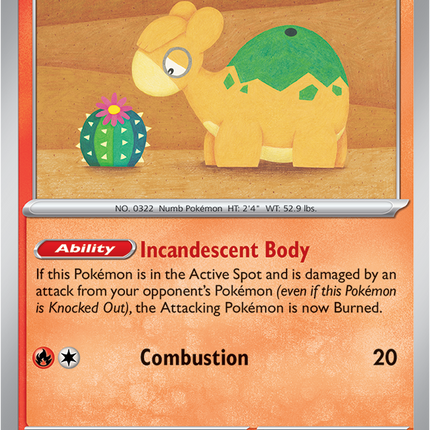 Carta Pokémon Numel 027/217 - Ascended Heroes - Thunder Cards