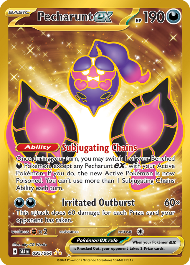 Pecharunt EX HR - 095/064 - SV: Shrouded Fable (SFA)