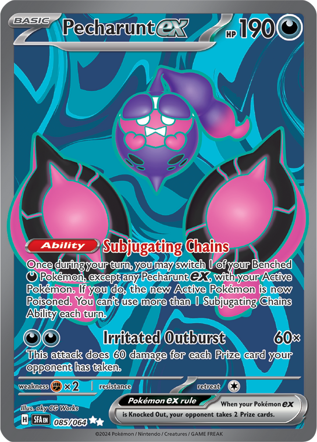 Pecharunt EX FA - 085/064 - SV: Shrouded Fable (SFA)