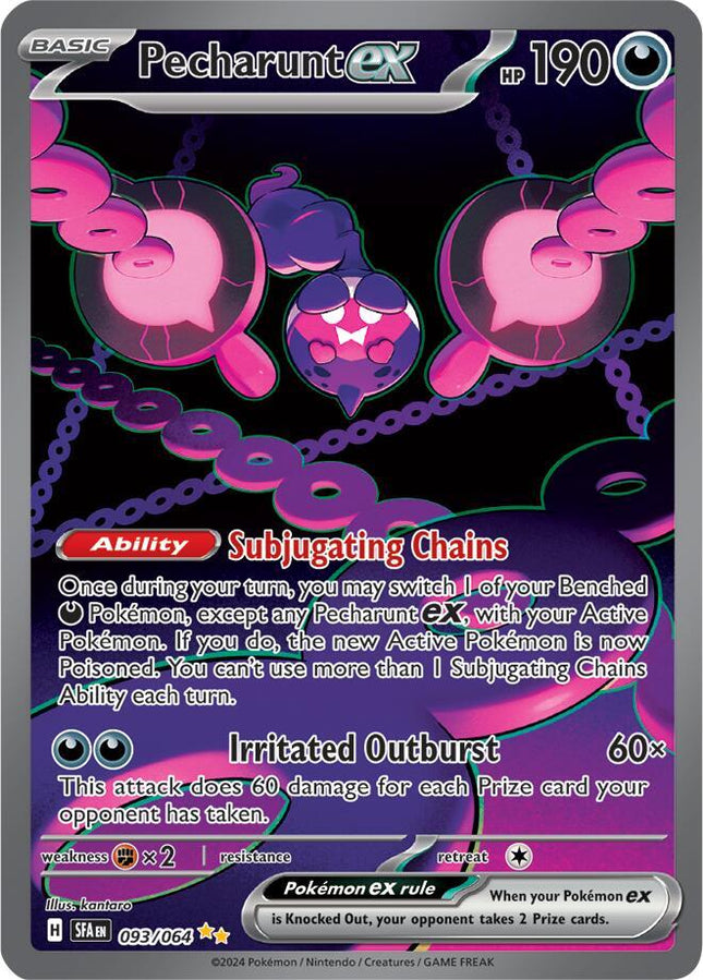 Pecharunt EX SIR - 093/064 - SV: Shrouded Fable (SFA)