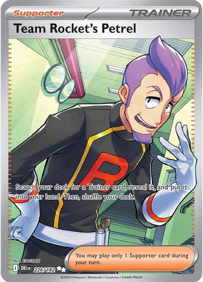 Team Rocket's Petrel FA- 226/182 - SV10: Destined Rivals (DRI)