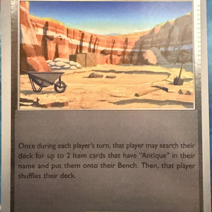 Carta individual Pokémon Fossil Quarry 076/084, set Pitch Black, en Thunder Cards México Reverse