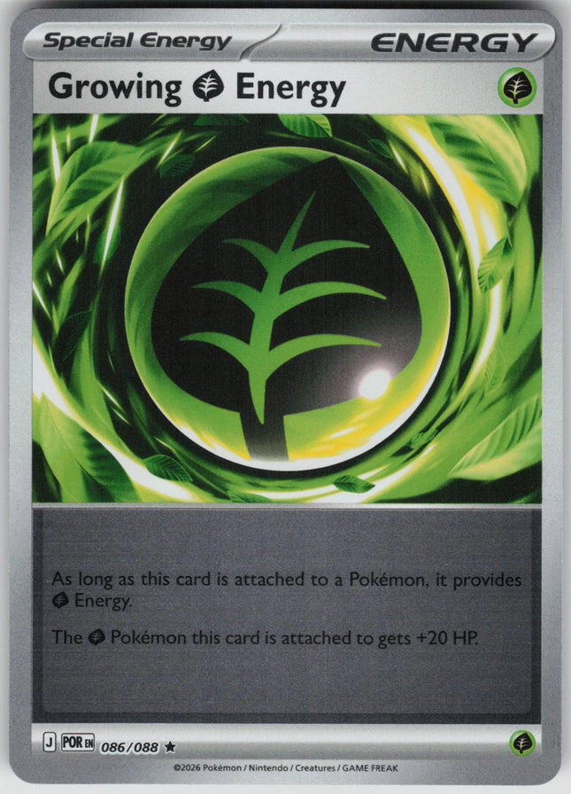 Growing Grass Energy 086/088 - ME03: Perfect Order (POR) Holo Reverse