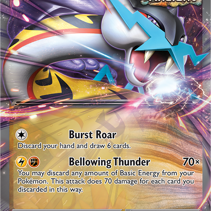Carta Pokémon Raging Bolt EX (DR) 123/162 del set Temporal Forces Pokémon TCG en Thunder Cards México