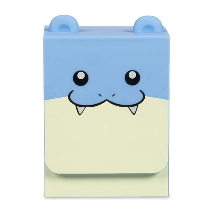 Caja portadeck oficial de Pokémon Center con diseño en relieve de Spheal en silicona para cartas de TCG