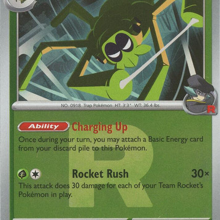 Carta Pokémon Team Rocket Spidops 019/217 - Ascended Heroes - Thunder Cards