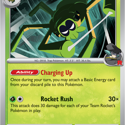 Carta Pokémon Team Rocket Spidops 019/217 - Ascended Heroes - Thunder Cards