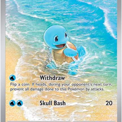 Carta Pokémon Squirtle (IR) 170/165 del set 151 de Pokémon TCG en Thunder Cards