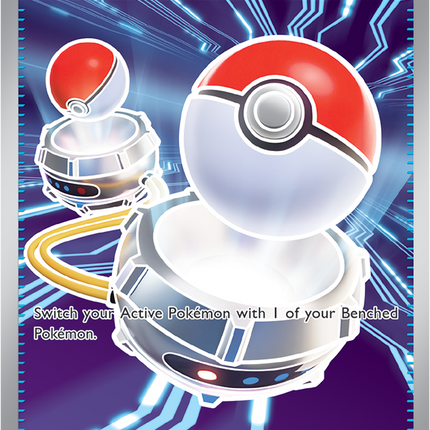 Carta Individual Pokémon Item Switch 123/094, Trainer, set Phantasmal Flames, Ilustración de Studio Bora Inc.- Thunder Cards México