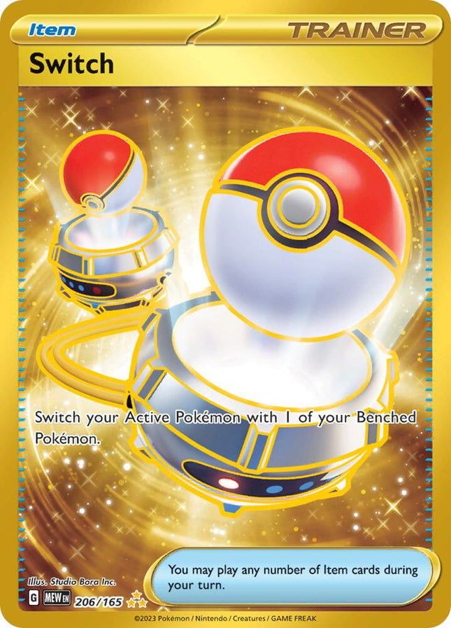 Switch - 206/165 HR - SV: Scarlet & Violet 151 (MEW)