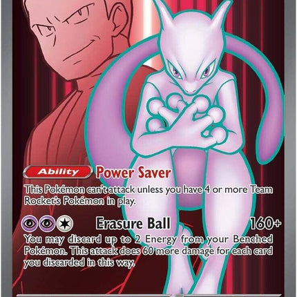 Team Rocket's Mewtwo EX FA - 213/182 - SV10: Destined Rivals (DRI)