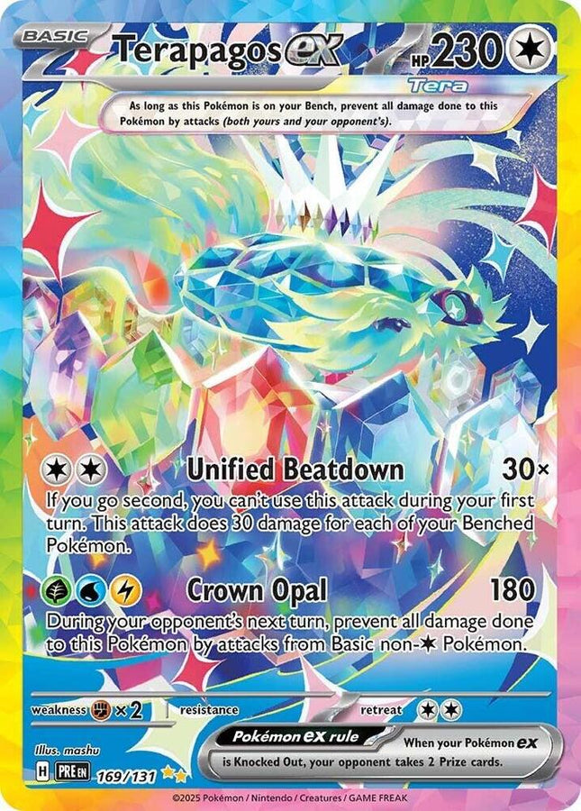 Terapagos EX SIR - 169/131 - SV: Prismatic Evolutions (PRE)