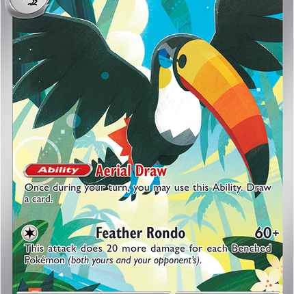 Carta individual Toucannon 094/084, set Pitch Black, en Thunder Cards México Illustration Rare 