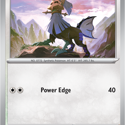 Carta individual Pokémon Type: Null 069/084, set Pitch Black, en Thunder Cards México 