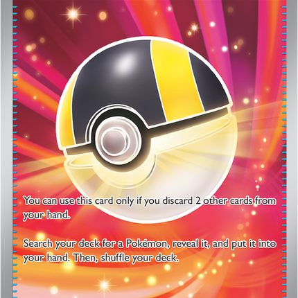Carta Individual Pokémon Ultra Ball Ultra Rare (UR) 264/217, Supporter Trainer, set Ascended Heroes, Ilustración de Studio Bora Inc. - Thunder Cards México