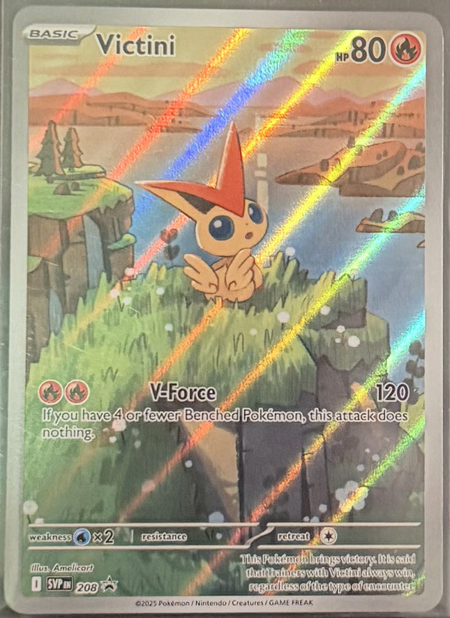 Carta Individual Pokémon Trainer Victini 208 Promo Supporter Trainer, set Scarlet & Violet en  Thunder Cards México 