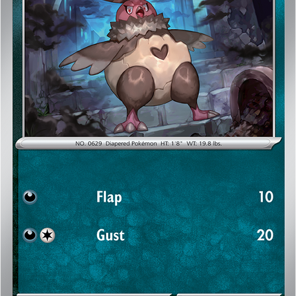 Carta individual Pokémon Vullaby 049/084, set Pitch Black, en Thunder Cards México