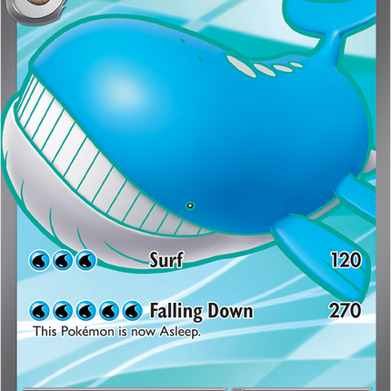 Carta Individual Pokémon TCG Wailord EX 097/084, set Pitch Black, en  Thunder Cards México