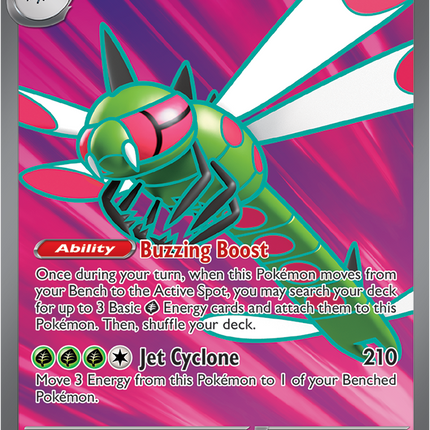 Carta Pokémon Yanmega EX (UR) 206/182 del set Destined Rivals de Pokémon TCG en Thunder Cards