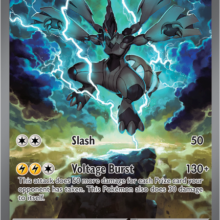Carta Pokémon Zekrom EX (SIR) 166/086 del set Black Bolt de Pokémon TCG en Thunder Cards