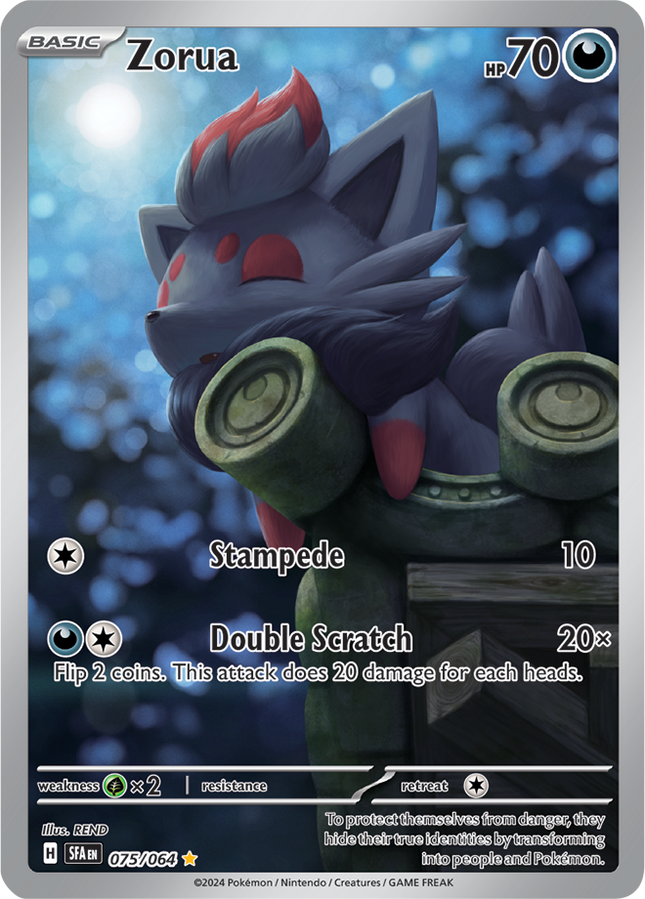 Zorua IR- 075/064 - SV: Shrouded Fable (SFA)