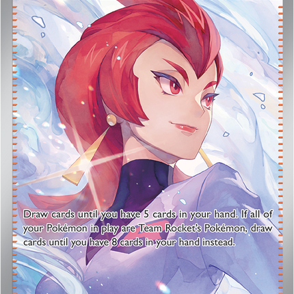 Carta Pokémon Team Rocket's Ariana (SIR) 237/182 del set Destined Rivals de Pokémon TCG en Thunder Cards