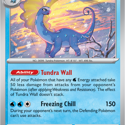 Carta Individual Pokémon Aurorus 024/088, Stage 2 Pokémon 170 HP, set Perfect Order, Ilustración de HACCAN - Thunder Cards México