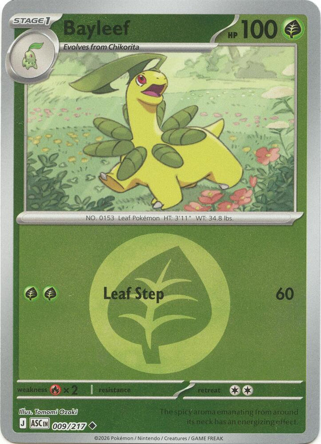 Carta Pokémon Bayleef 009/217 - Ascended Heroes - Thunder Cards