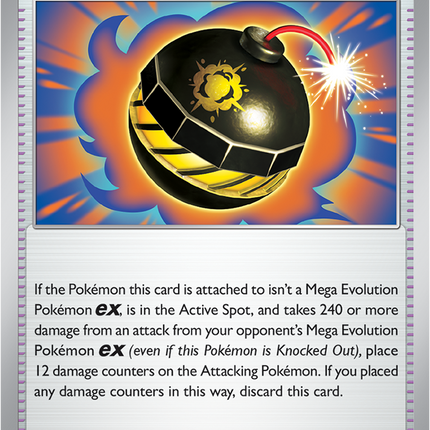Carta individual Tremendous Bomb  082/084, set Pitch Black, en Thunder Cards México
