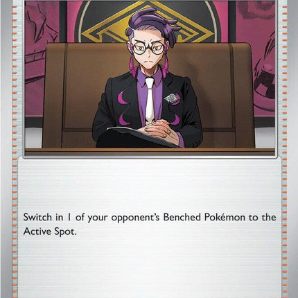 Carta Individual Pokémon Trainer Boss's Orders (Corbeau) 183/217, Supporter Trainer, set Ascended Heroes, Ilustración de akagi- Thunder Cards México