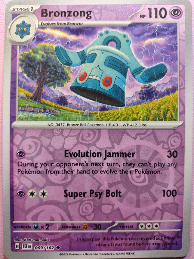 Carta Individual Pokémon Bronzong 069/162, set Temporal Forces,  Thunder Cards México, Reverse Holo