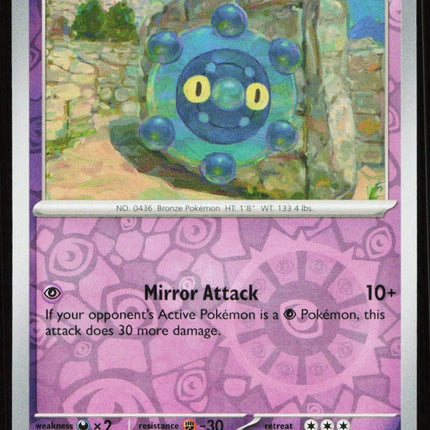 Carta Individual Pokémon Bronzor 068/162, set Temporal Forces,  Thunder Cards México, Reverse Holo