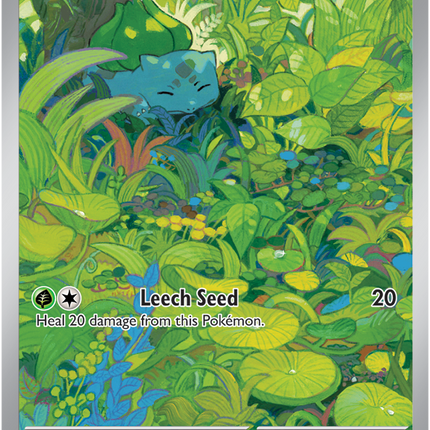 Carta Pokémon Bulbasaur (IR) 166/165 del set 151 de Pokémon TCG en Thunder Cards