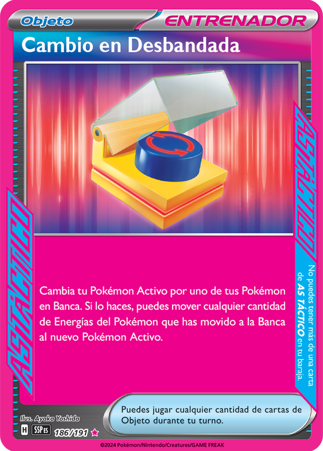 Cambio de Desbandada ACE SPEC 186/191- Surging Sparks (SSP) ESPAÑOL